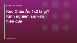 Read more about the article Kèo Châu Âu 1×2 là gì? Kinh nghiệm soi kèo hiệu quả